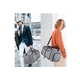 thumbnail image 3 of Maletas Viaje Bolsa Plegable 75 Litros Grande Gris Líneas Negras, 3 of 4