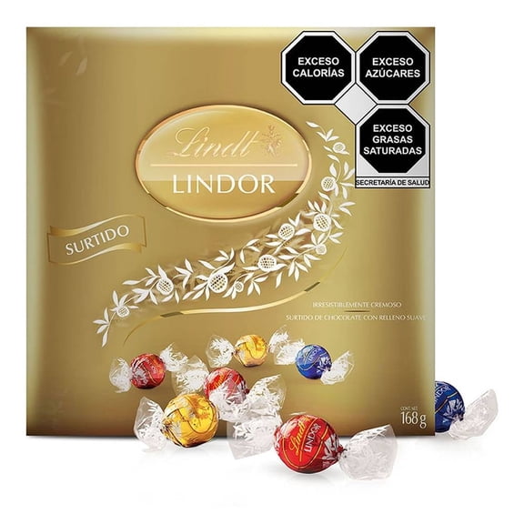 Trufas de chocolate Lindt Lindor con relleno suave sabores surtidos 168 g