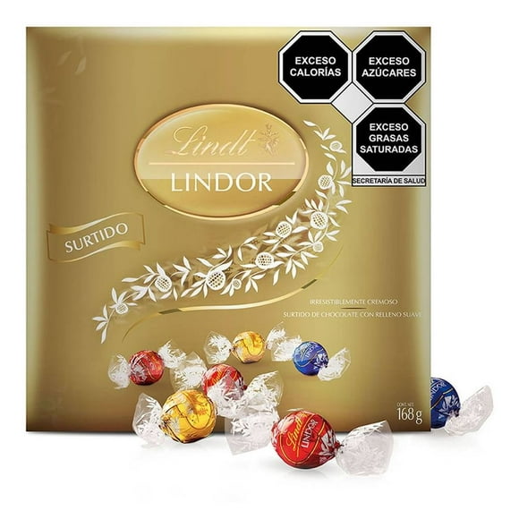 Trufas de chocolate Lindt Lindor con relleno suave sabores surtidos 168 g