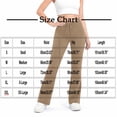 thumbnail image 4 of TaTaai Women's Flared Yoga Pants High Waist Drawstring Wide Leg Long Pants Non See Through Athletic Casual Lounge Bottoms Tummy Control Gift, 4 of 8