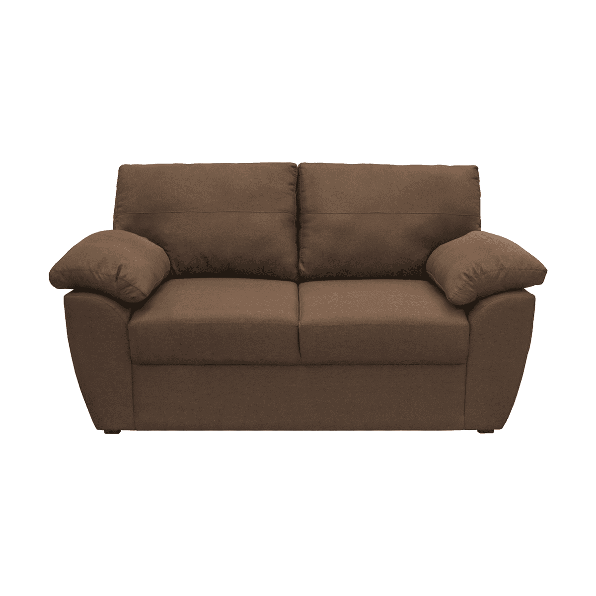 Sofá love seat Sefora, 2 plazas, Atlas del Descanso color Café