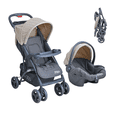 thumbnail image 1 of Carriola Para Bebé Dodo Baby Luna Con Autoasiento Beige, 1 of 10