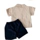 thumbnail image 4 of Guayabera para Bebé Pañalero con Short, Conjunto Mexicano de 2 Piezas para Niño, Guayabera Infantil de Manga Corta, 4 of 4