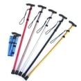 thumbnail image 3 of Palos Bastón plegable portátil de mano de aluminio Bastón para caminar Senderismo Palos de senderismo Bastones ajustables antideslizantes de 4 secciones con mango cómodo, 3 of 7