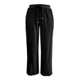 thumbnail image 1 of Pantalón George para Dama, con Bolsas y Jareta Negro Talla G, 1 of 4