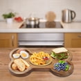 thumbnail image 4 of Dog Bowl Dinner Solid Wood Oval Bread Bowl, 4 of 9