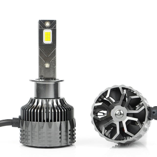 Bombilla LED para faros delanteros de automóvil (H1), luz blanca fría a 6.000 K, juego de 2