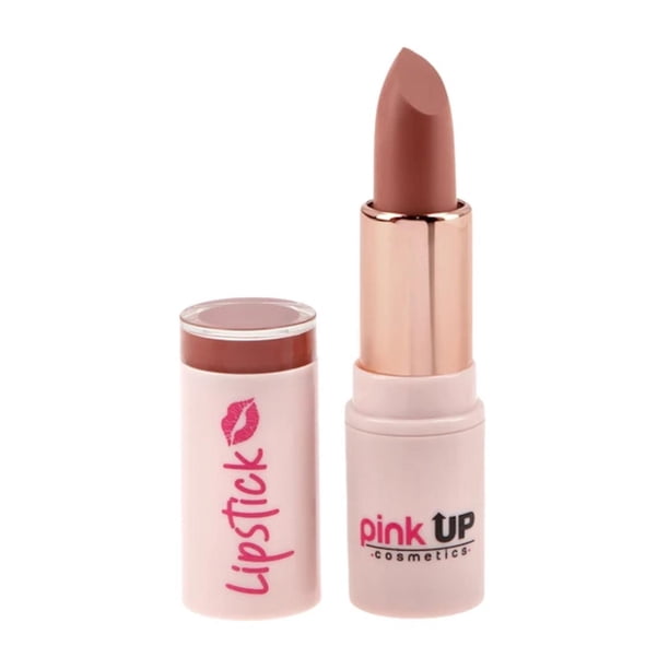Labial en barra Lipstick Mate Larga duración Pink Up dorado