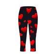 thumbnail image 5 of TaTaai Valentine's Day Pattern Stretchy Elastic Women Tight Fit Yoga Pants High Waisted Non-see-through Breathable Workout Running Casual Full Length Leggings Gift, 5 of 5