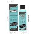 thumbnail image 3 of Uuiauoio Automotive Plastic Restorer and Protector 120ml, Interior Exterior Refurbishing Agent for Dashboards, Door Panels, and Trim, Anti-Wear Gloss Enhancement with Waterless Application, 3 of 9