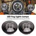 thumbnail image 3 of Luces Antiniebla, Duraderas 2 Piezas De Luz Blanca IP67 Impermeable De Alto Brillo Luz De Paso Antiniebla De 10 A 32 V Para Motocicleta, 3 of 7