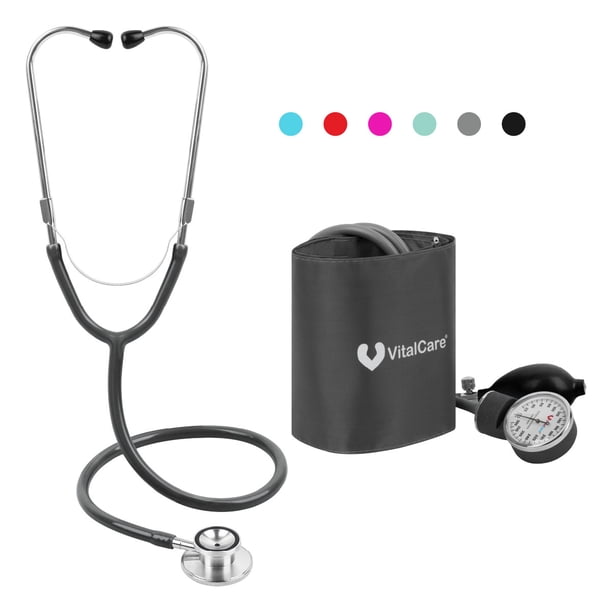 Kit Esfigmomanómetro Aneroide + Estetoscopio Doble VitalCare