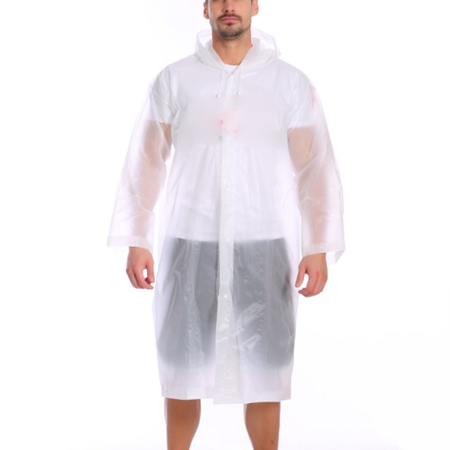 Luxshiny 2Ud Impermeable Transparente Para Adulto Y Portátil Con Capucha Para Lluvia
