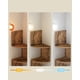 thumbnail image 5 of VASAGLE Estantería de Esquina, Estantería de Pared Flotante de 5 Niveles con Diseño en Zigzag, Estantería para Libros, Marrón Rústico, 5 of 6