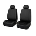 thumbnail image 1 of Protector Universal para Minivan Fundas de cuero PU antideslizantes duraderas lujosas clásicas Negro 4 piezas Sunnimix, 1 of 7