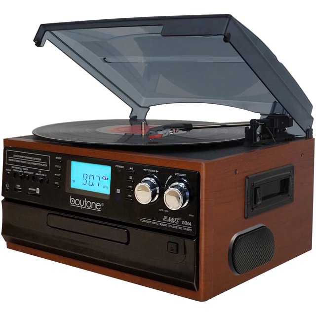 Tocadiscos Boytone BT-22MS Bluetooth CD MP3 USB