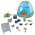 thumbnail image 2 of Juego de camping para niños con tienda de campaña, equipo de camping, juego de simulación para niños pequeños 21 piezas, 2 of 9