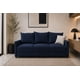 thumbnail image 1 of Sofa El Bazar Store Atlanta Lino Azul Marino 3 plazas Modular Moderno, 1 of 4