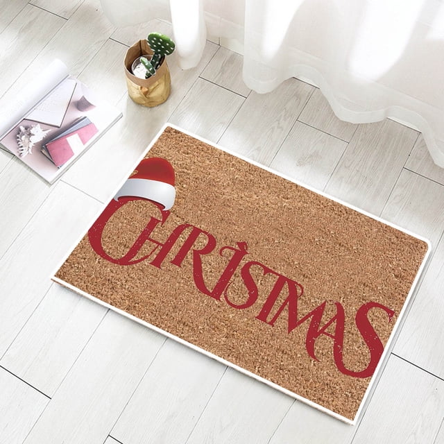 New Christmas Floor Mat Kitchen Bathroom Door Non Slip Mat 40 * 60cm Floor Mat
