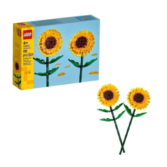 Set de Bloques de Construcción tipo rompecabezas LEGO LEL Flowers Girasoles 40524