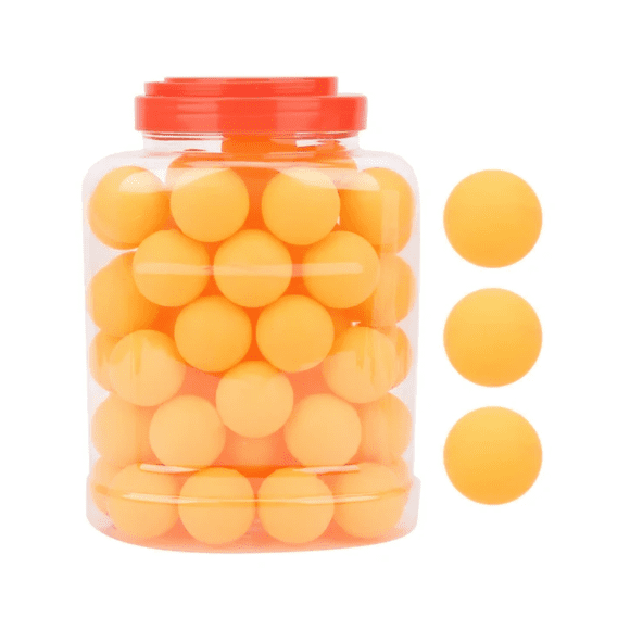 Pelotas Ping Pong 60 pzs Malubero, Naranja