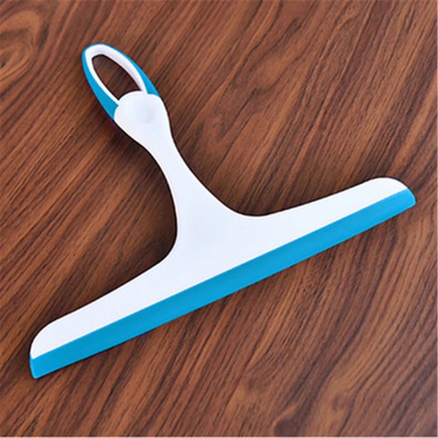 CaiYueKe Soft Glass Scraper Wiper, Window Glass Cleaner Tool, Car Windshield Scraper, Heavy Duty Squeegee for Home, Smooth Surface Dirt Remover, Reusable Cleaning Brush
