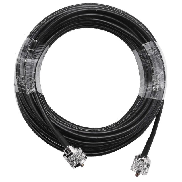 15m Uhf Coaxial Cable Rg58 Cable Pl259 Cable 50 Ohms Cb Radio Antenna Cable Uhf Male To Uhf Male Lo