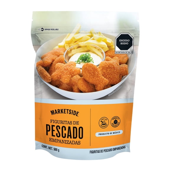 Figuritas de Pescado Empanizadas Marketside Congeladas 500 g