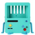 thumbnail image 5 of soporte para Nintendo Switch Bmo solo para interruptor, fácil de transportar y usar, adecuado para unisex (verde), 5 of 5