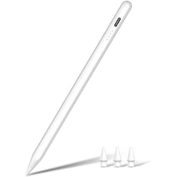wonima11 Pencil (USB C) for iPad 2025-2018: Stylus Pen for iPad with 15Hr Working Tilt Sensitivity & Palm Rejection, Professional ipad Pencil 9th 10th Generation Good to Draw Study Work Create Record