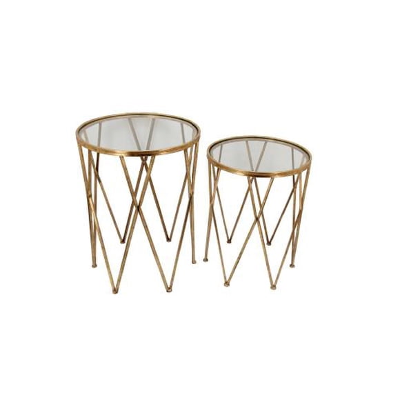 Mesa Ocasional Kessa Muebles Hayes Dorado