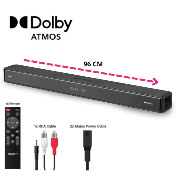 BARRA DE SONIDO MAJORITY  SIERRA  96 CM 200 Watts