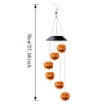 thumbnail image 3 of Nueva Cuerda de Luz Solar con Forma de Calabaza para Halloween con 8 Funciones Que También Emite Luz Led Decorativa., 3 of 7