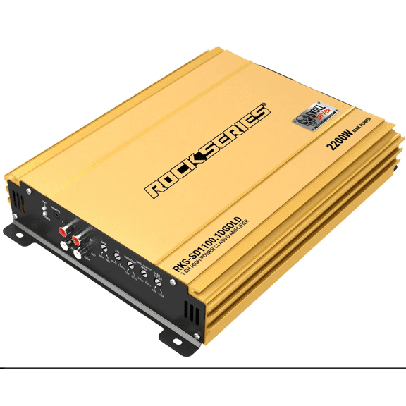 Amplificador Para Automóvil Rock Series Rks-sd1100.1dgold