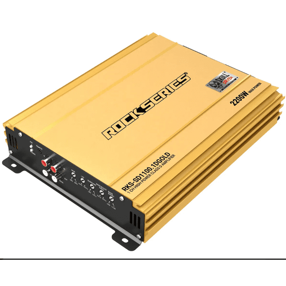 Amplificador Para Automóvil Rock Series Rks-sd1100.1dgold