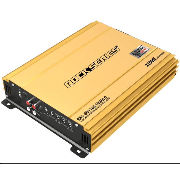 Amplificador Para Automóvil Rock Series Rks-sd1100.1dgold