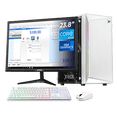 thumbnail image 1 of Computadora Escritorio Completa Xtreme PC Gaming Intel N100 16GB SSD 500GB Monitor 23.8 75Hz WIFI White ideal para punto de venta, trabajo administrativo y uso diario, 1 of 6