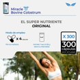 thumbnail image 4 of Miracle Calostro Bovino 50% IgG Eternal Nutrition 300 Cápsulas 2000 mg, 4 of 8