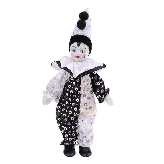 Muñeca de porcelana de payaso Maxyoung 23 cm – coleccionable
