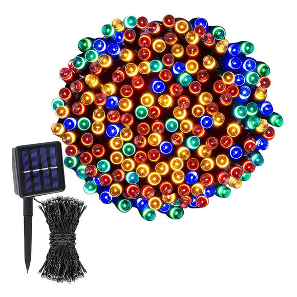 Cadena Luces De Solar,22m 200 Led, 8 Modos Luces Solare Xtellar multicolor