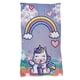 thumbnail image 1 of Cobija Manta Frazada Juana Gallo Diseño de Unicornio Kawaii, 1 of 5