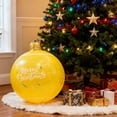 thumbnail image 4 of Bola inflable grande de Navidad | Adorno navideño de PVC de 66 cm para jardín y fiestas en interiores | Decoración festiva colgante con diseño impermeable, 4 of 5