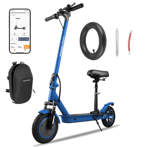 Scooter eléctrico Honey Whale M2 Max-B Azul