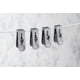 thumbnail image 5 of Pinzas para colgar ropa Atmos Homeware ganchos multiusos de plástico Reciclado Paquete de 36 Piezas Color Plata, 5 of 7