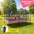 thumbnail image 4 of Trampolin Rectangular Little Monkey 10x7ft Brincolin Malla Seguridad, 4 of 8