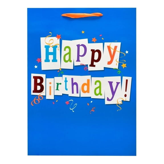Bolsa para Regalo Prichos Azul Happy Birthday