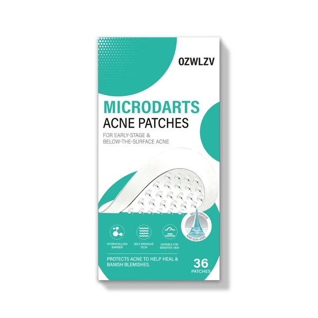 Parche para granos OZWLZV 36 uds Parches de acné con microdardos
