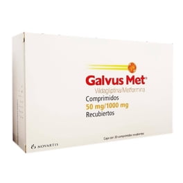 Galvus Met 50 mg/1000 mg 30 comprimidos recubiertos