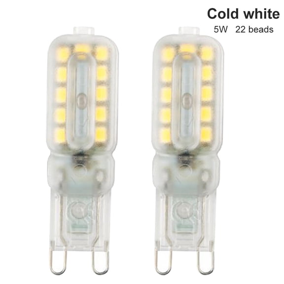 Injueey Paquete de 2 Mini LED Corn Light Beam Angle Lámpara regulable Bombillas de noche Hogar Sala de estar Baño Suministros de reemplazo Type3 NO3