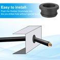 thumbnail image 4 of Grommets de goma con orificio de perforación de 1 pulgada Uxcell, 3 piezas, tapones de orificio de sombrero superior, negro, 4 of 5